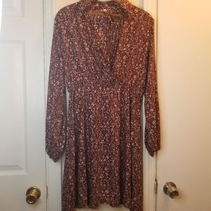 Meaneor  Burgundy Maroon Mini Dress Size Large